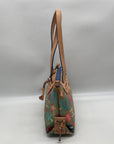 Dooney & Bourke Green Pebbled Grain leather Doodle Shoulder Bag