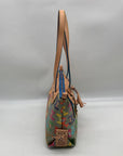 Dooney & Bourke Green Pebbled Grain leather Doodle Shoulder Bag