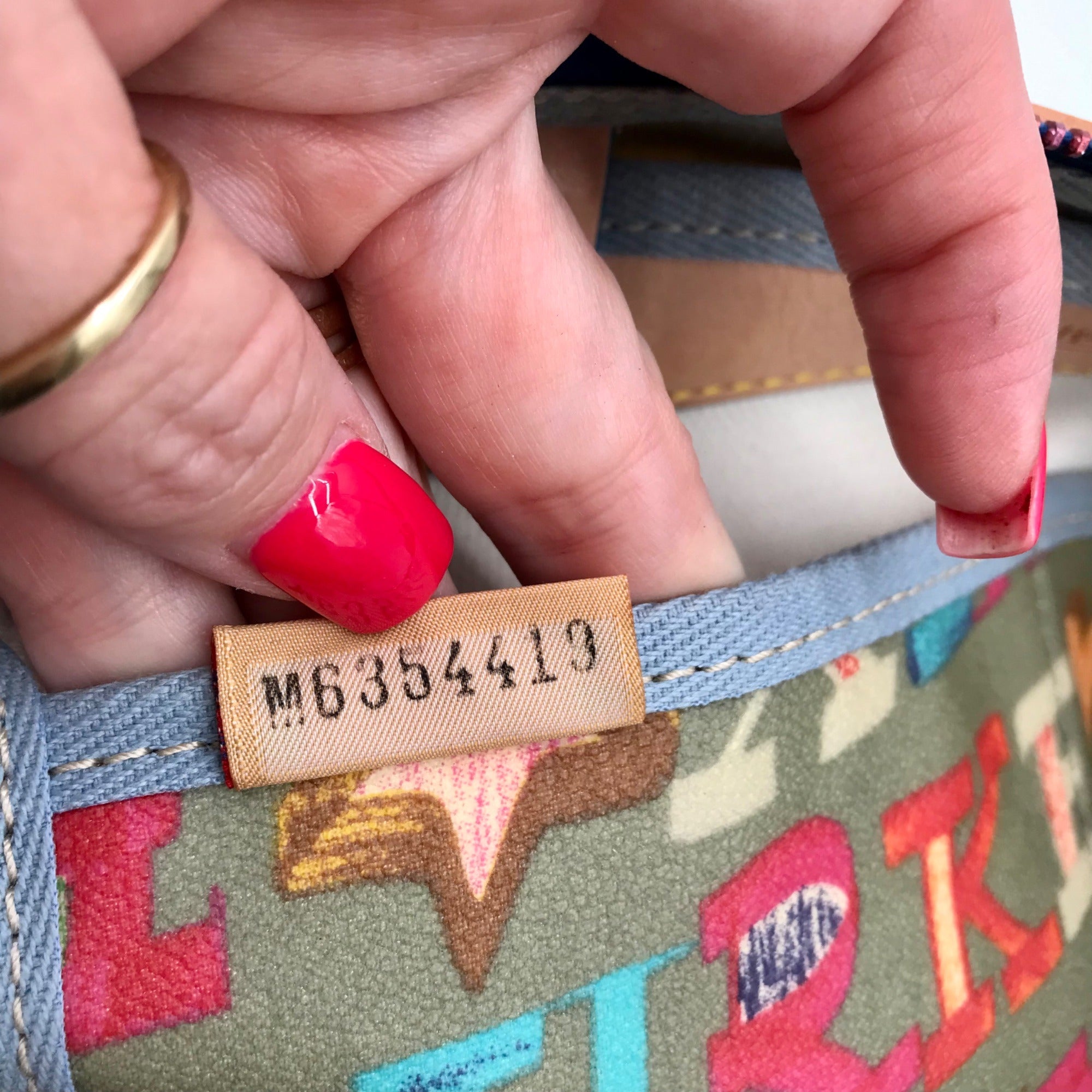 Dooney &amp; Bourke Green Pebbled Grain leather Doodle Shoulder Bag