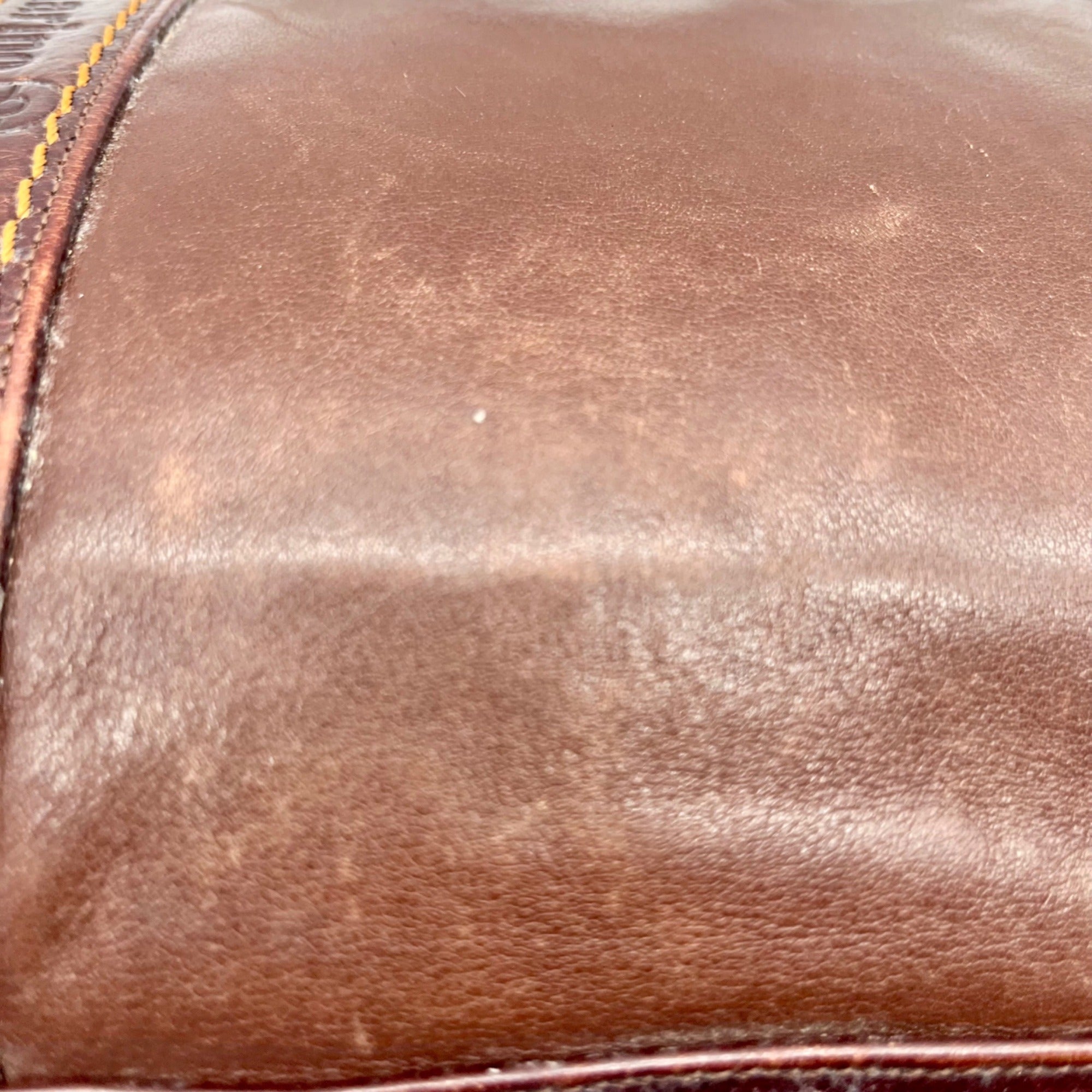 Marino Orlandi Brown Leather Satchel Bag