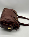 Marino Orlandi Brown Leather Satchel Bag