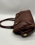 Marino Orlandi Brown Leather Satchel Bag
