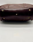 Marino Orlandi Brown Leather Satchel Bag