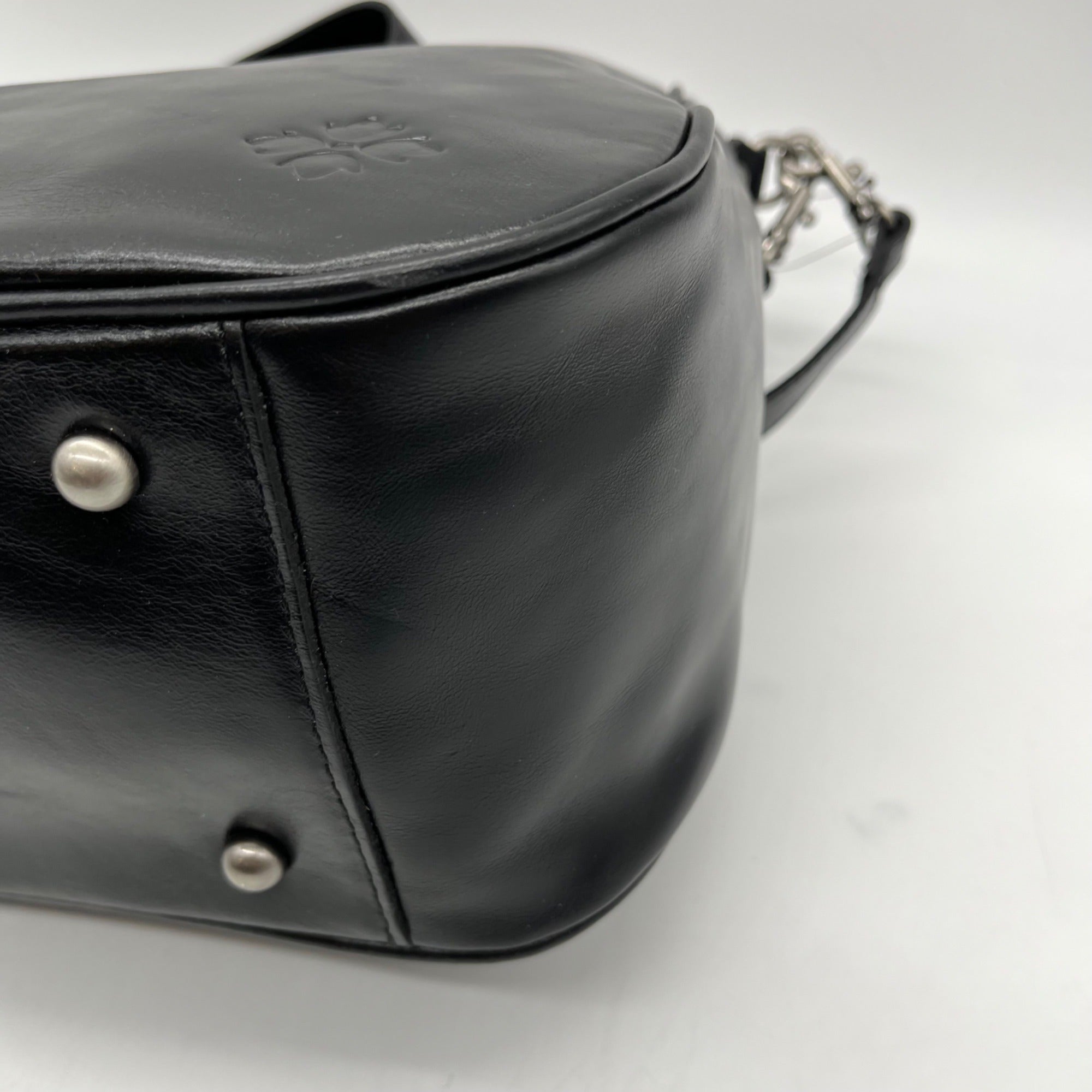 Patricia Nash Athani Black Large Leather Shoulder Bag