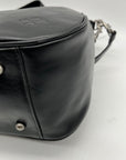 Patricia Nash Athani Black Large Leather Shoulder Bag