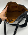 Patricia Nash Athani Black Large Leather Shoulder Bag