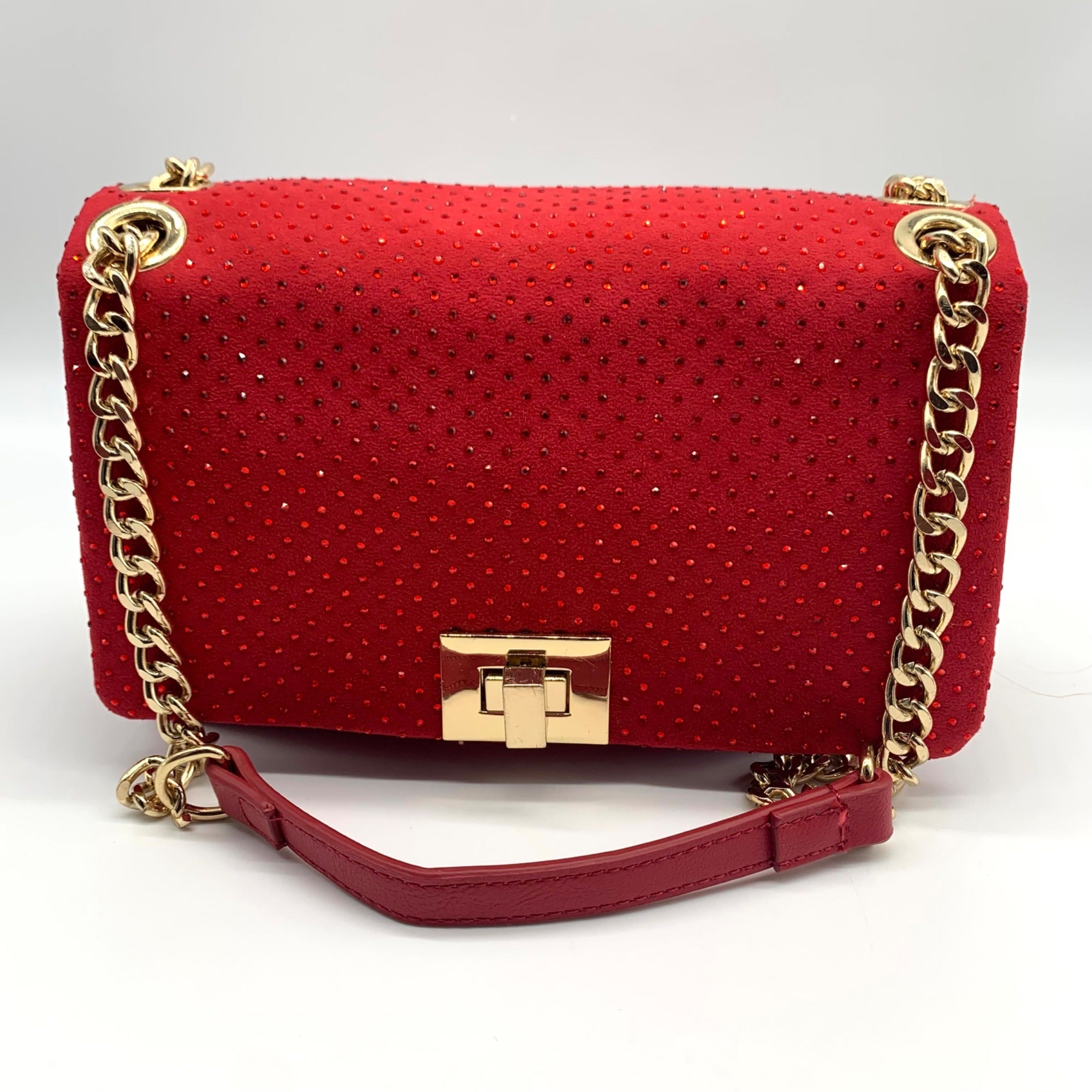 I.N.C. International Concepts Red Pepper Ajae Quilted Crossbody