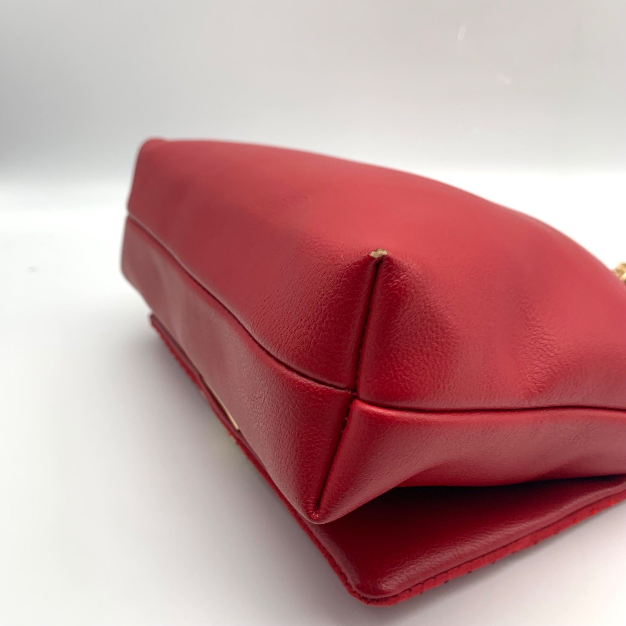 I.N.C. International Concepts Red Pepper Ajae Quilted Crossbody