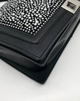 I.N.C. International Concepts Black Rhinestone Ajae Hotfix Shoulder Bag