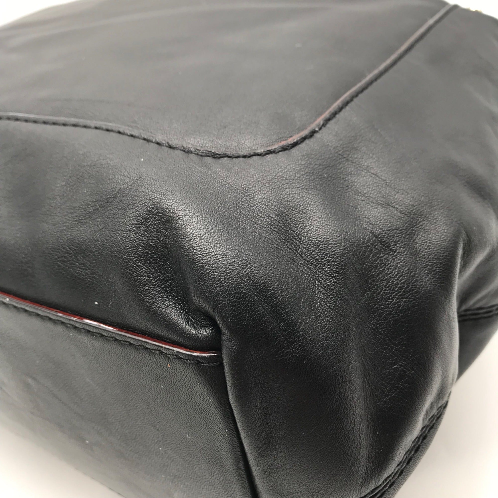 Kate Spade Black Leather Joison Delancy Street Noel Satchel Bag