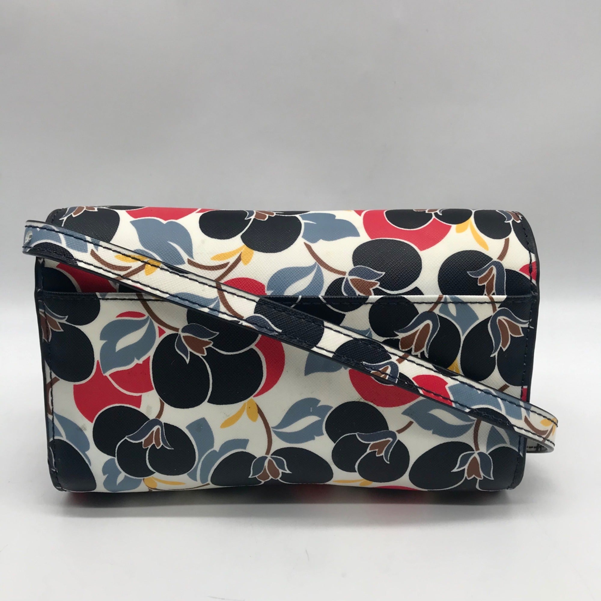 Kate Spade Multi-colored Floral Saffiano Leather Cameron Small Flap Crossbody Bag