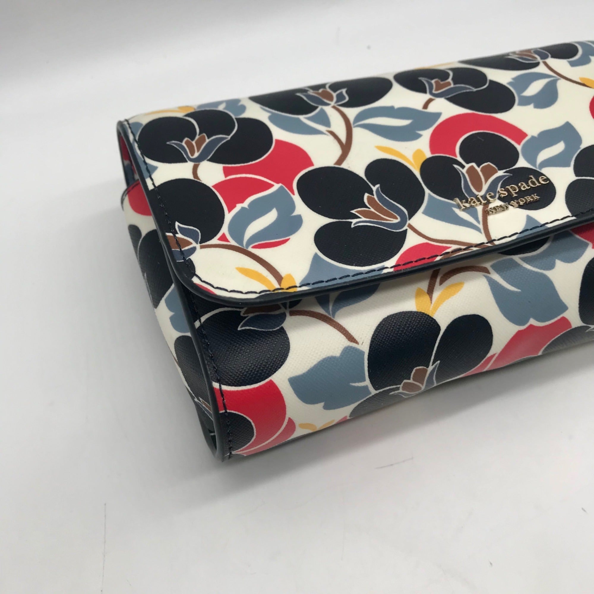 Kate Spade Multi-colored Floral Saffiano Leather Cameron Small Flap Crossbody Bag
