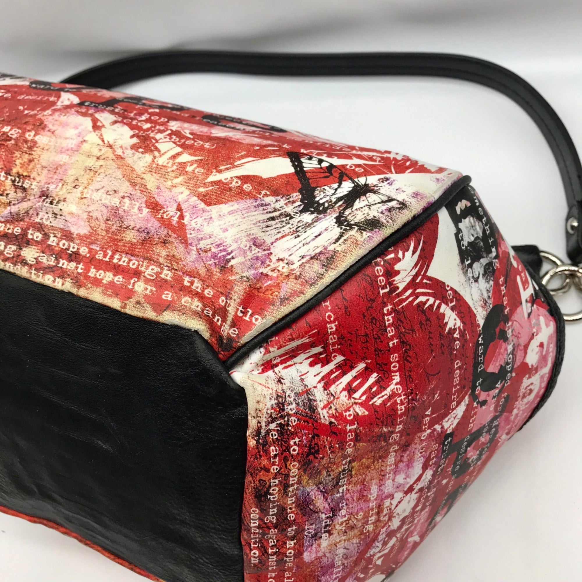 Miche Red Faux Leather Hope Prima Shoulder Bag