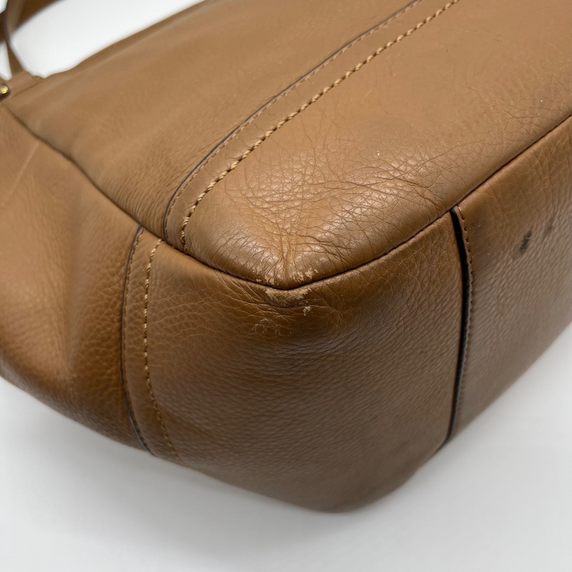 Coach Brown Leather Shoulder Bag F23284