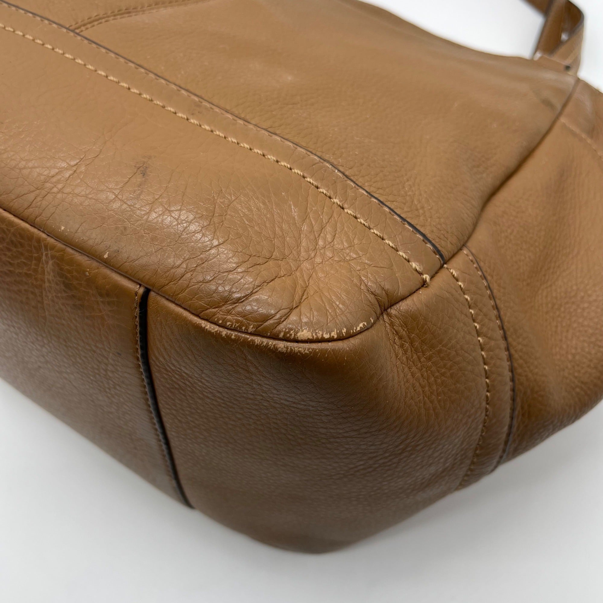 Coach Brown Leather Shoulder Bag F23284