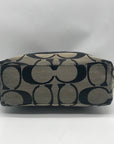 Coach Signature Black Canvas Tote Bag F15112