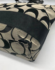 Coach Signature Black Canvas Tote Bag F15112