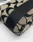 Coach Signature Black Canvas Tote Bag F15112