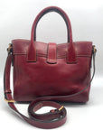 Dooney & Bourke Burgundy Leather Amelie Crossbody Tote