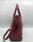 Dooney & Bourke Burgundy Leather Amelie Crossbody Tote