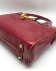 Dooney & Bourke Burgundy Leather Amelie Crossbody Tote