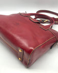 Dooney & Bourke Burgundy Leather Amelie Crossbody Tote