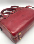 Dooney & Bourke Burgundy Leather Amelie Crossbody Tote