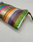 Coach Julia Legacy Stripe Wristlet