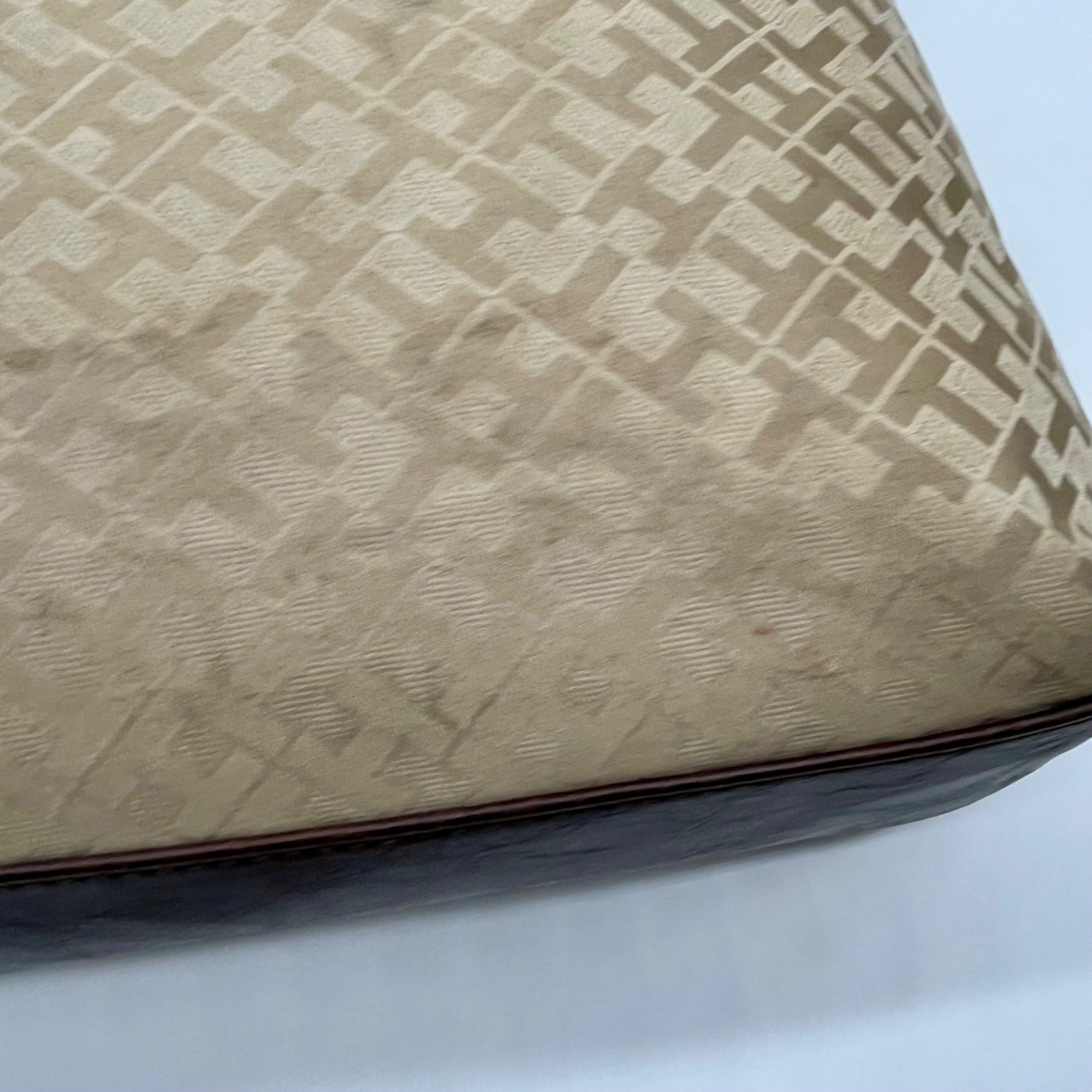 Tommy Hilfiger Tan Monogram Tote Bag
