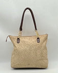 Tommy Hilfiger Tan Monogram Tote Bag