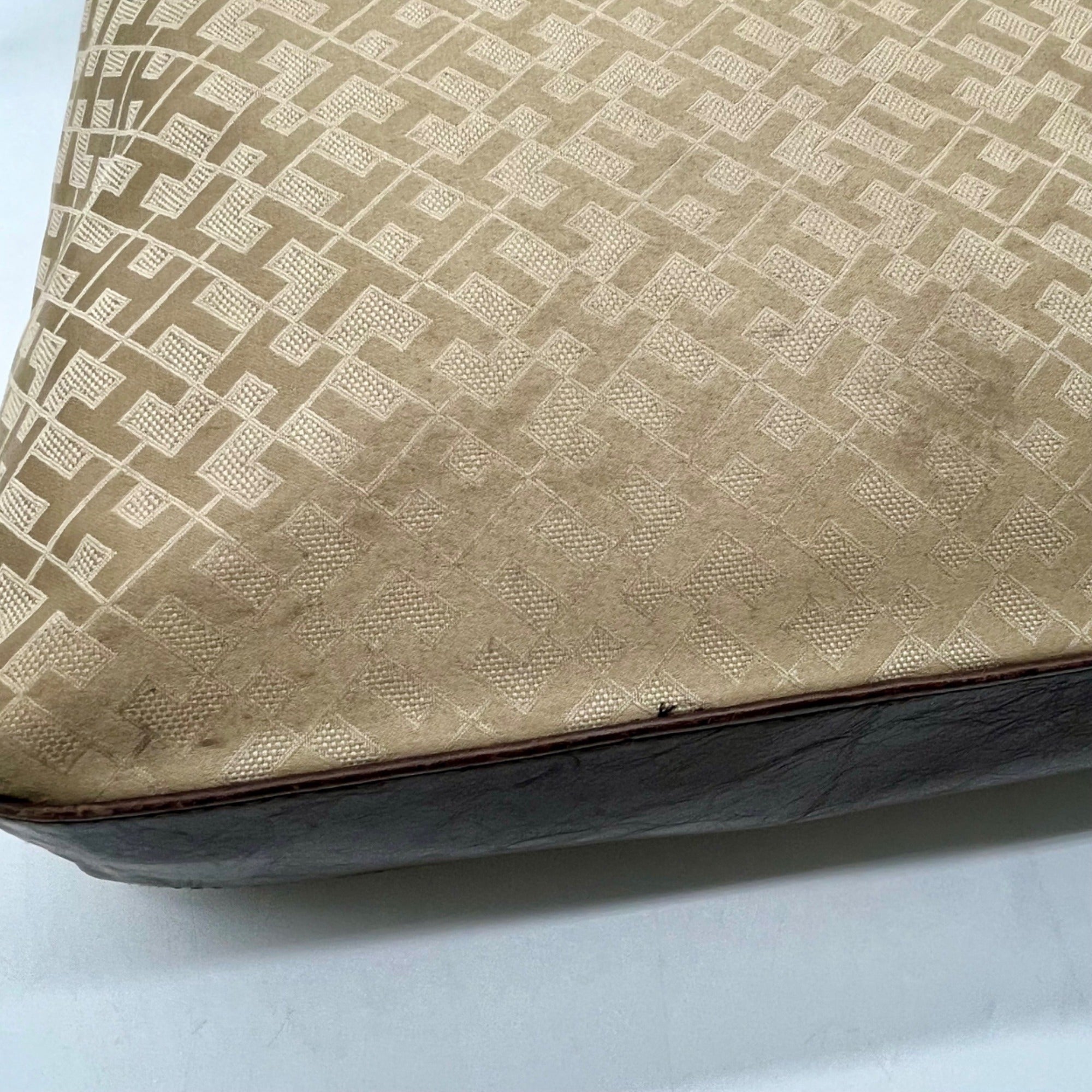 Tommy Hilfiger Tan Monogram Tote Bag