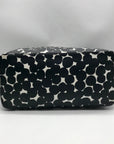 Kate Spade Black And White Leather Splodge Dot Margareta Shore Street Tote Bag