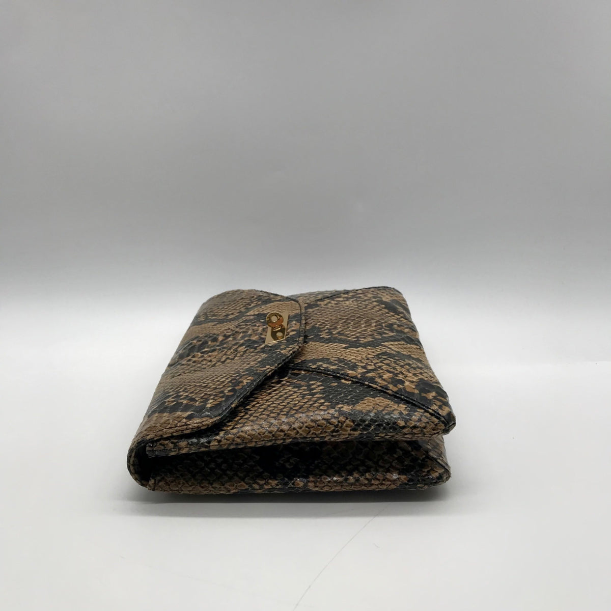 Banana Republic Faux Snakeskin Envelope Shoulder Bag