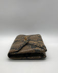 Banana Republic Faux Snakeskin Envelope Shoulder Bag