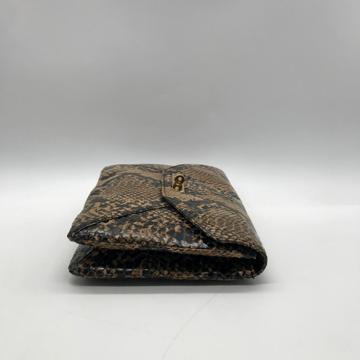 Banana Republic Faux Snakeskin Envelope Shoulder Bag