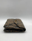 Banana Republic Faux Snakeskin Envelope Shoulder Bag