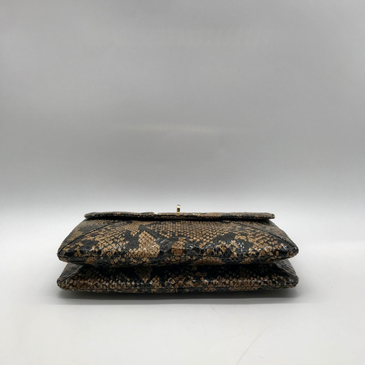 Banana Republic Faux Snakeskin Envelope Shoulder Bag