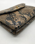 Banana Republic Faux Snakeskin Envelope Shoulder Bag