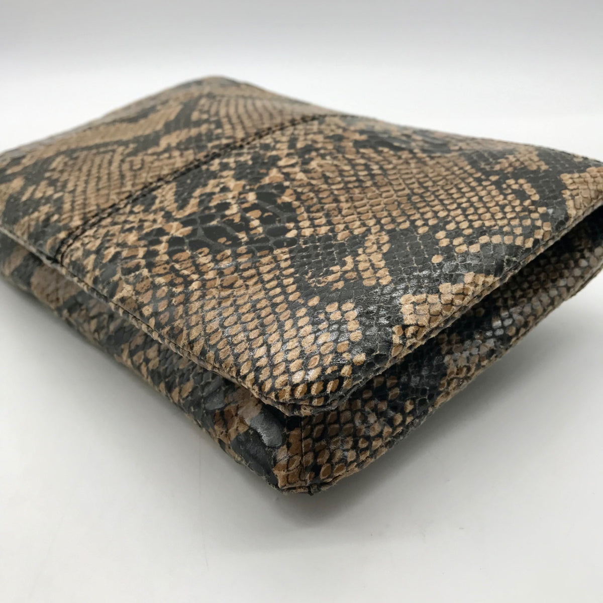 Banana Republic Faux Snakeskin Envelope Shoulder Bag