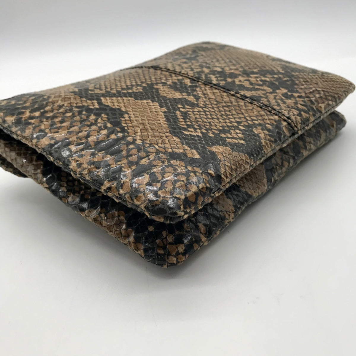 Banana Republic Faux Snakeskin Envelope Shoulder Bag