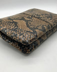 Banana Republic Faux Snakeskin Envelope Shoulder Bag