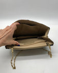 Banana Republic Faux Snakeskin Envelope Shoulder Bag