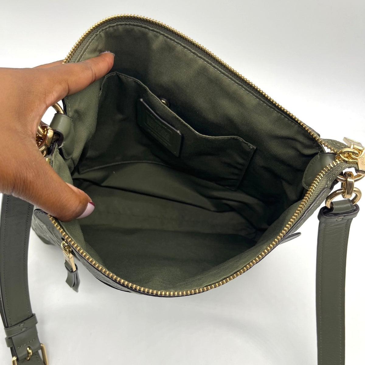 Coach Green May File Crossbody Bag F77689