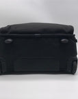 Tumi Black Ballistic Nylon 2-Wheeled Multi-Use Briefcase