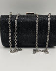 I.N.C. International Concepts Black Ranndi Microstone Mini Clutch Crossbody