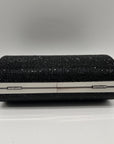 I.N.C. International Concepts Black Ranndi Microstone Mini Clutch Crossbody
