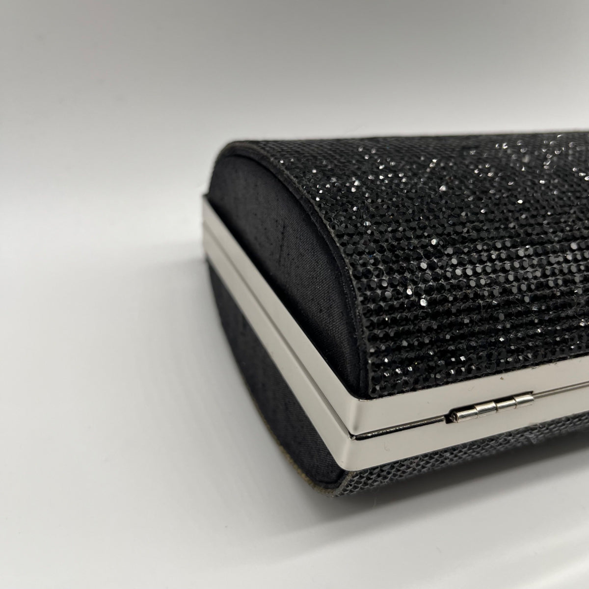 I.N.C. International Concepts Black Ranndi Microstone Mini Clutch Crossbody