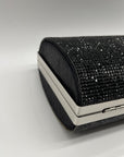 I.N.C. International Concepts Black Ranndi Microstone Mini Clutch Crossbody
