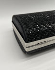 I.N.C. International Concepts Black Ranndi Microstone Mini Clutch Crossbody