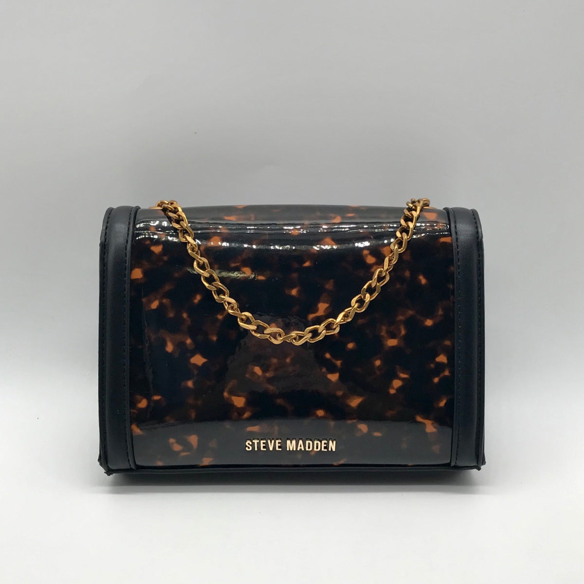 Steve Madden Tortoise Synthetic T-Flap Crossbody Bag